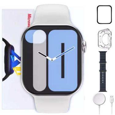 Imagem de Novo Smartwatch S10 Amoled com GPS NFC Android iOS C/ Pulseira Ocean -