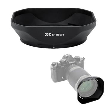 Imagem de JJC HB-114 Para-sol reversível para lente Nikon Nikkor Z 24-120mm f/4 S, Nikkor Z 28-400mm f/4-8 VR Lens, substitui o para-sol Nikon HB-114, permite fixar filtro de 77 mm e tampa da lente, sem vinheta