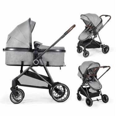 Imagem de Carrinho de bebê SIMPLGIRL 2 em 1 com berço de 0 a 36 meses