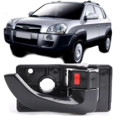 Imagem de Macaneta Interna Porta Direita Tucson de 2006 À 2014 - Preta - HD