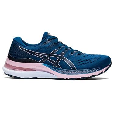 Imagem de ASICS Tênis de corrida feminino Gel-Kayano 28, Mako Azul/Barely Rose, 6