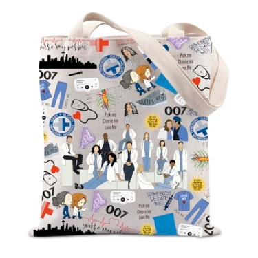 Imagem de Lywjyb Birdgot You're My Person Sacola de compras inspirada em programas de TV para mulheres enfermeiras e médicas, Bolsa My Person, Large