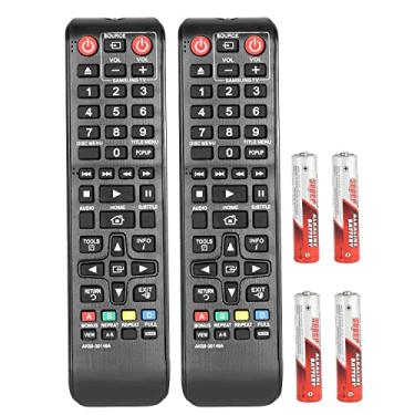 Imagem de 【Pacote com 2】 Compatível com AK59-00149A Samsung DVD Player Remote para Samsung DVD BLU RAY DISC Player BD-J5100 BD-ES5000 BD-J5700 BD-F5100 BD-ES5300 com baterias