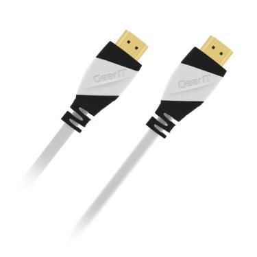 Imagem de Cabo HDMI de 1,8 m, GearIT Pacote com 2 cabos HDMI Pro Series de 1,8 m Ethernet de alta velocidade resolução 4K vídeo 3D e canal de retorno de áudio ARC, branco