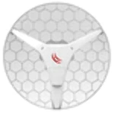 Imagem de Mikrotik LHG 60G para uso como CPE de 60 GHz em configurações ponto a multiponto para conexões de até 800 m com estações base de 60 GHz, com porta Gigabit Ethernet para velocidades de até 1 Gbps