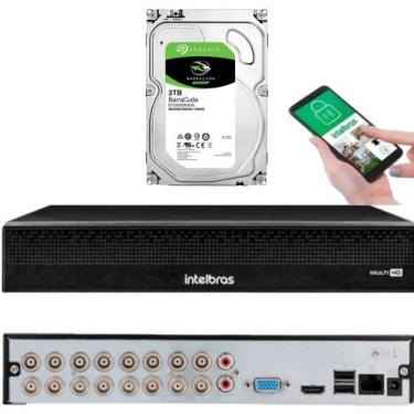Imagem de Dvr Gravador Stand Alone Intelbras MHDX 1016c de 16 canais com 3tb e D