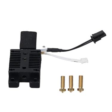 Imagem de Kit de Extremidade Quente do Bocal Cerâmico Impressora 3d, Bocal de Bronze Isolado Bimetálico Tubulação do Bloco de Aquecimento Cabeça de Impressão para Kobra 2 Com 24v