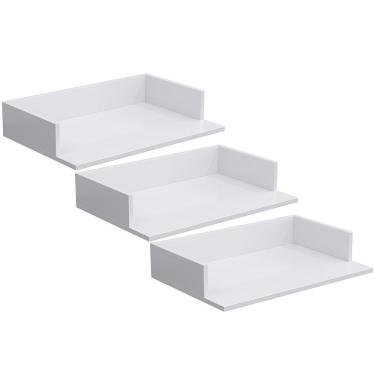 Imagem de Kit 3 Suportes Suspensos Para Micro-Ondas 60X40cm Branco