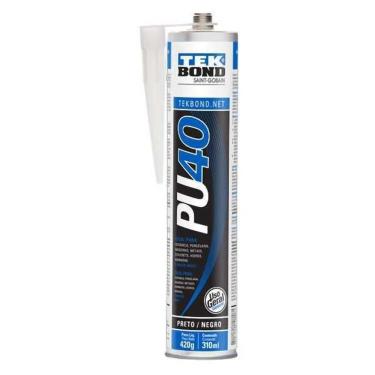 Imagem de Adesivo Pu40 Preto Cartucho 310ml Sem Variação único