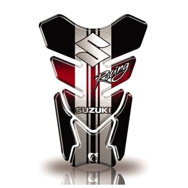 Imagem de Protetor De Tanque Adesivo Moto Suzuki Racing Vermelho