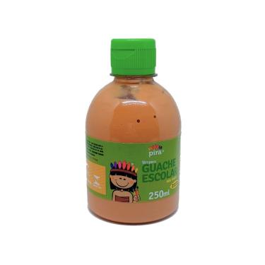 Imagem de Tinta Guache Escolar Pet 250ml Com Aplicador Piratininga Bege