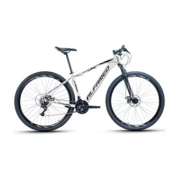 Imagem de Bicicleta Aro 29 Alfameq Afx Alumínio 21v Freio A Disco Garfo Com Suspensão - Branco Tam.19
