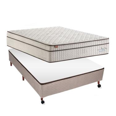 Imagem de Conjunto King Koil Sky Plush Organic Cotton Casal 138x188x80cm