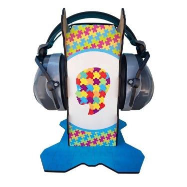 Imagem de Abafador De Ruído Color Para Autistas Com Suporte Decorativo