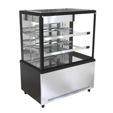 Imagem de Balcão Vitrine Caixa 1,00 Metro Prime Inox Pbv10c 220V Venâncio