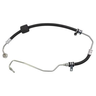 Imagem de TRQ Conjunto de mangueira de linha de pressão de direção hidráulica superior e inferior da bomba para rack compatível com Hyundai Accent 2001-2005
