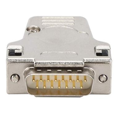 Imagem de Connector Serial D-Sub, Adaptador de Interface de 15 Pinos VGA Masculino, Material de Isolador de Liga de Zinco, Alta Frequência