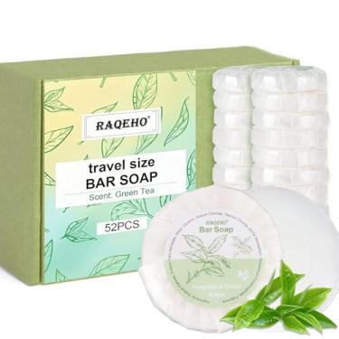 Imagem de RAQEHO 52 Mini Sabonete Em Barra A Granel - Viagem Embalado Individualmente Para Banho Corporal Barras Suaves Tamanho Masculino E Feminino Artigos De Higiene Pessoal Moradores Rua Itens Essenciais H