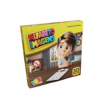 Imagem de Jogo De Alfabeto Imagens 30 Peças IOB, Colorido