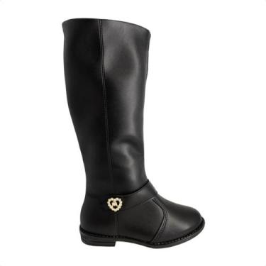 Imagem de Bota Infantil Montaria Molekinha Preta, Preto, 31