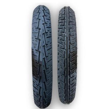 Imagem de Kit Pneus 2.75-R18 + 90/90-R18 Para YBR 125 Tornado XRE 300 - Black Ty