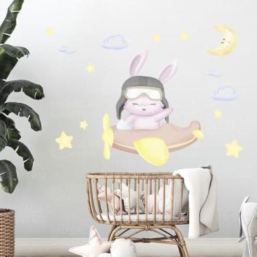 Imagem de Kit Adesivos de Parede Infantil – Animais Baby 07 – Decoração para Quarto de Bebê e Criança