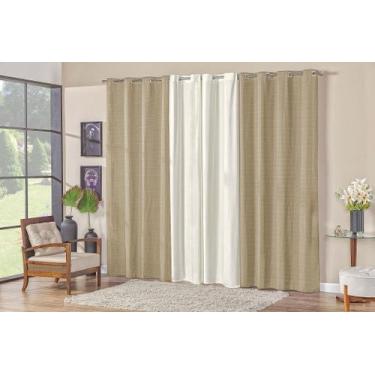 Imagem de Cortina Monet - Casa Artuz, 3m, Cáqui