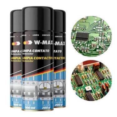 Imagem de Kit 3und Limpa Contato Elétrico Eletronico Automotivo Wurth