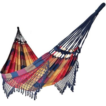 Imagem de Rede De Dormir Casal Balanço Colorida