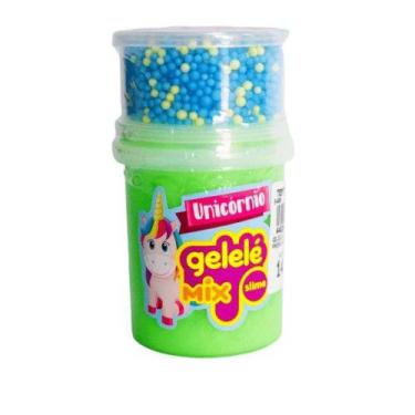 Imagem de Geleca Gelelé Mix Slime Unicórnio - 152G Doce Brinquedo