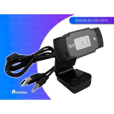 Imagem de Câmera Webcam para Videoconferência Home Office Com Suporte universal 