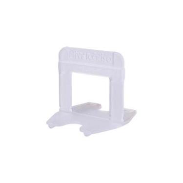 Imagem de Base Nivela Piso Flex 1mm - Pacote c/ 50 Peças - Para Cerâmica e Porce