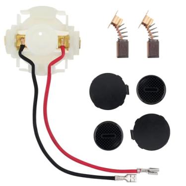 Imagem de ChgImposs Conjunto de 7 peças de suporte de escova de carbono adequado para Makita BGA450 / BGA452 / DGA452, conjunto de 7 peças/conjunto de suporte de escova de carbono