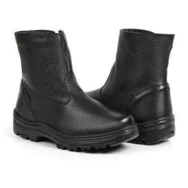 Imagem de Bota Masculina de Inverno para Neve em Couro em Lã Impermeáv - Oslo In