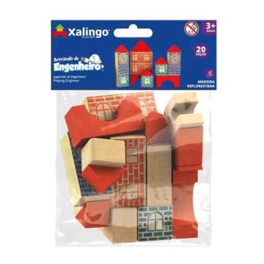 Imagem de Brincando de Engenheiro Mini Pacote 20 peças Xalingo