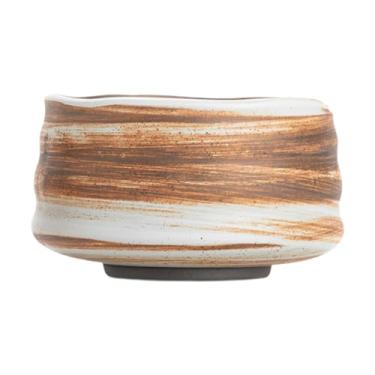 Imagem de Fenteer Xícara de chá verde artesanal, tigela de matcha tradicional japonesa para preparação de matcha japonês para a família, a