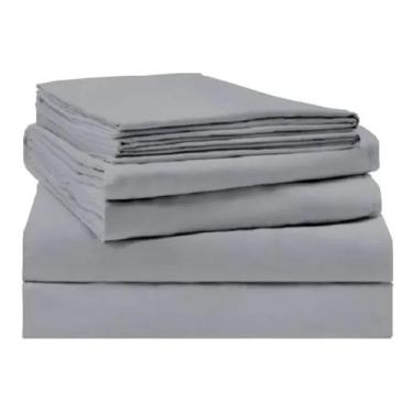 Imagem de Kit 10 Lençois Avulso Solteiro Sem Elastico Para Clinica Hospital Hote