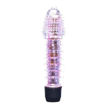 Imagem de Vibrador Metalico Com Capa Peniana Silicone Em Formato De Pênis Prótese Vibratória Capa Peniana [ROSA] PE011