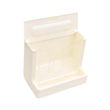 Imagem de Ｂｅｓｇａ Alimentador de feno para coelhos com tampa e cocho, acessórios para gaiola, alimentador interno, de feno para porquinhos-da-índia, para pequenos