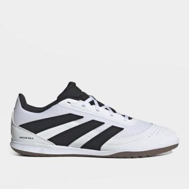 Imagem de Chuteira Futsal Adidas Predator Club Unissex, Branco, 39