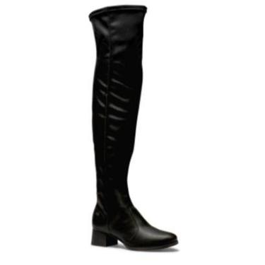 Imagem de Bota Feminina Over The Knee Aranni Preto Dakota DA864-0001-Feminino