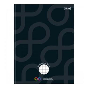Imagem de Caderno quadriculado 40 folhas neuro 2x2cm - tilibra