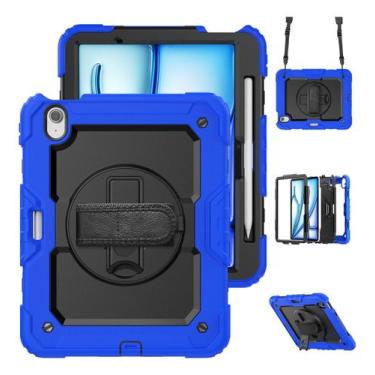 Imagem de Capa Á Prova De Queda 3 Em 1 Para iPad Air 13 M2 2024 - Zabom, Azul