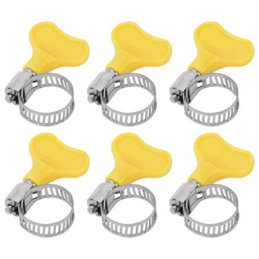 Imagem de Abraçadeira Borboleta Sem Fim Metal Regulável 13-19Mm 06 Un - Kaztec