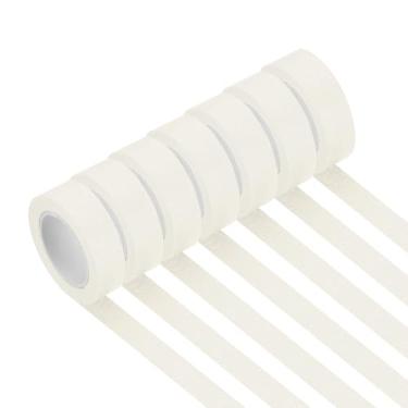 Imagem de PATIKIL Fita adesiva branca 9/40.6 cm x 14 jardas, 7 rolos código de cores etiquetagem fita para pintores de artes artesanato pintura de parede organização de laboratório de ciências