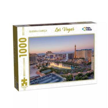 Imagem de Quebra cabeça Las Vegas 1000 peças - Puzzle QC Pais e filhos