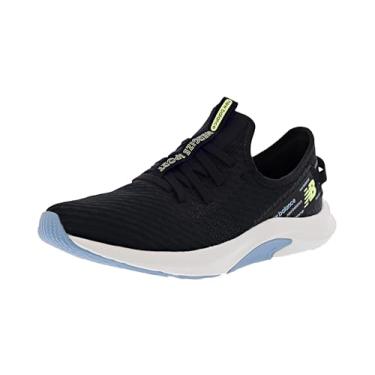 Imagem de New Balance Tênis feminino DynaSoft Nergize Sport V2 Cross Trainer, Preto/Água parada/menta flash, 7 Wide