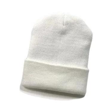 Imagem de Gorros de Inverno de Malha - Unissex, para Outono e Inverno, Branco