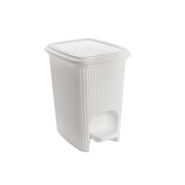 Imagem de Lixeira de Bebê Infantil Trama Plasútil 7 Litros (Branco)