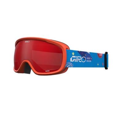 Imagem de Giro Óculos de neve Buster Kids Foguete Azul - Âmbar Escarlate